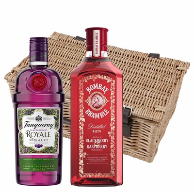 Bombay Bramble & Tanqueray Blackcurrant Royale Twin Hamper (2x70cl)
